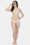 PrettyCat Wired Medium Coverage Push-Up Bra - Skin White — thumbnail 7